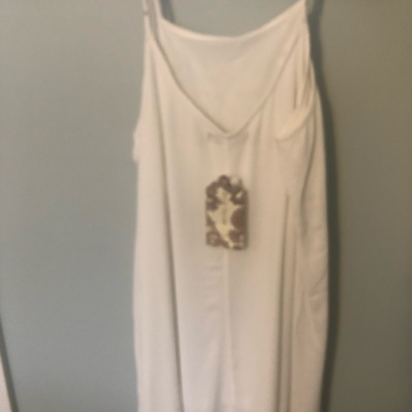 VICI INTO THE WILD FIELDS EMBROIDERED MINI DRESS - OFF WHITE - Picture 4 of 7